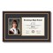 ArtToFrames 8x10 inch Diploma Frame with 6" x 8" Inch Image Opening - Framed with Black and Gold Mats, Comes with Regular Acrylic and Sawtooth Hanger for Wall Hanging (DT-8x10)